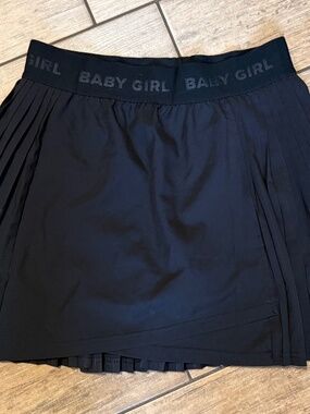 La + image baby girl tennis skort